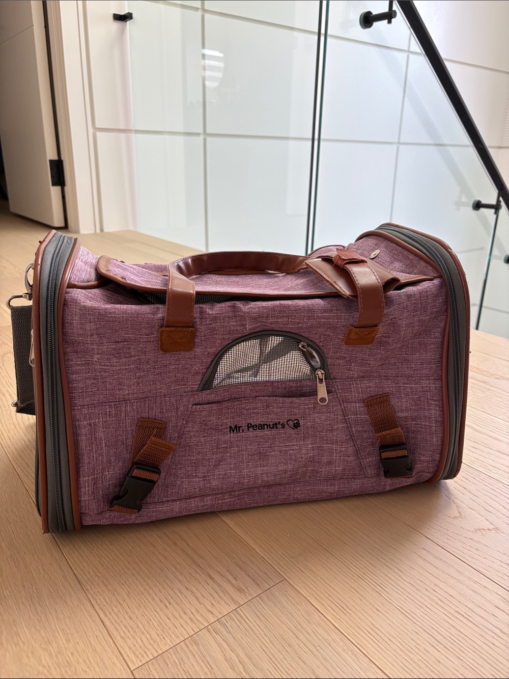 Mr. Peanut's Airline Approved Soft Sided Pet Carrier, Low Profile Gold Series